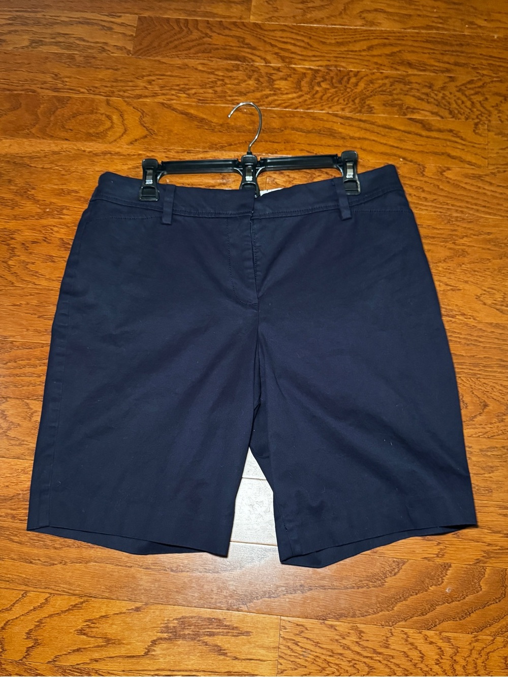 Talbots Women’s Petite 10P Perfect Short Navy Blue Petite 9 1/2” Bermuda